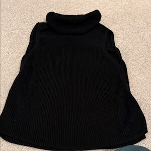 White House Black Market Black Cowl Neck Sweater